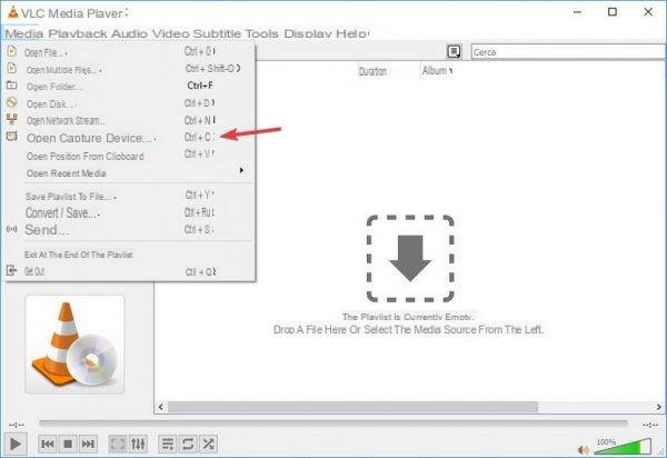 How to record screen with VLC Methea Player