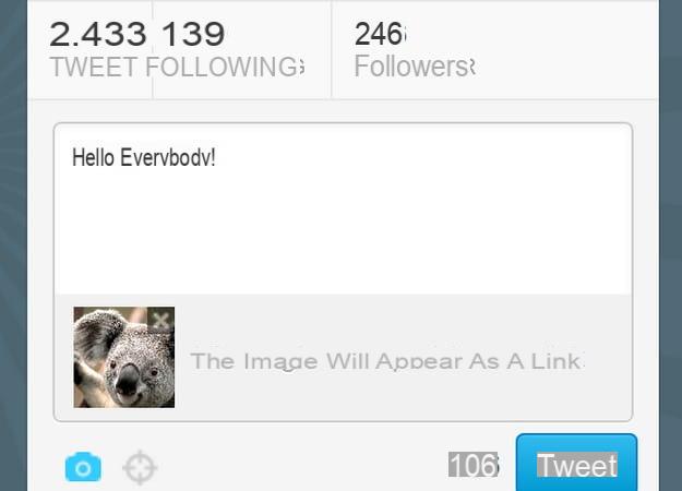 Comment publier des photos sur Twitter