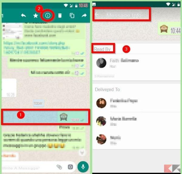 Come sapere chi visualizza messaggi nei gruppi Whatsapp