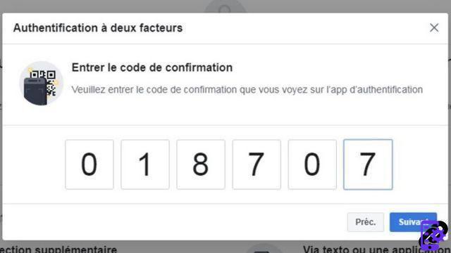 How do I activate two-factor login on Facebook?