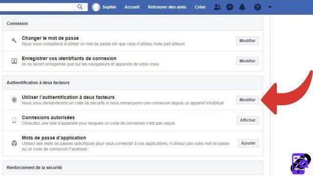 ¿Cómo activo el inicio de sesión de dos factores en Facebook?