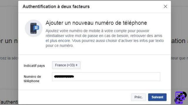 ¿Cómo activo el inicio de sesión de dos factores en Facebook?