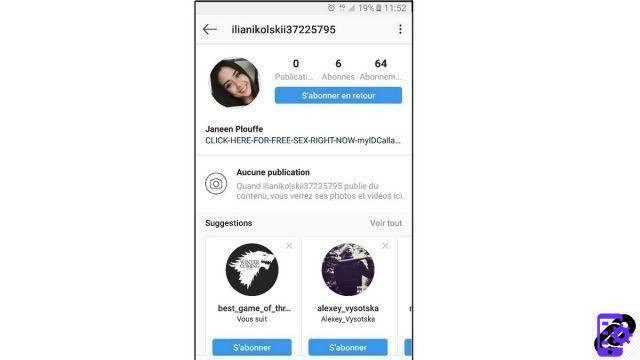 How to block an account on Instagram?