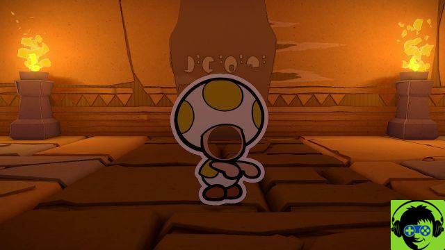 Paper Mario: The King of Origami - Cut the Yellow Streamer | Temple of Shrooms Walkthrough