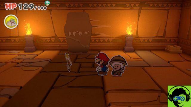 Paper Mario: The King of Origami - Cut the Yellow Streamer | Temple of Shrooms Walkthrough