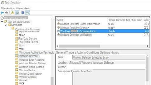 Windows Defender: programamos la actualización automática