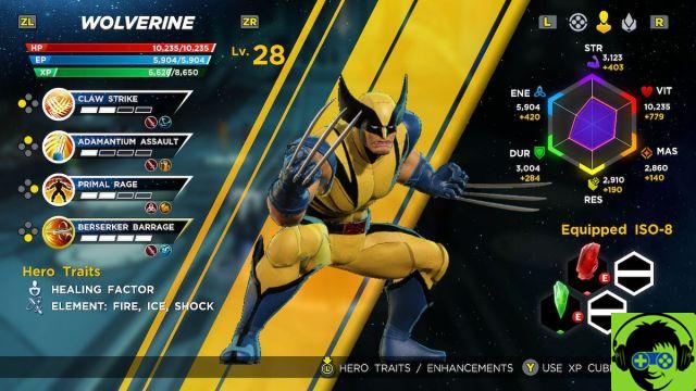 Marvel Ultimate Alliance 3: Meilleures et Points de Compétences