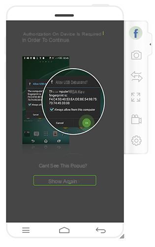 Record Android Screen from PC -