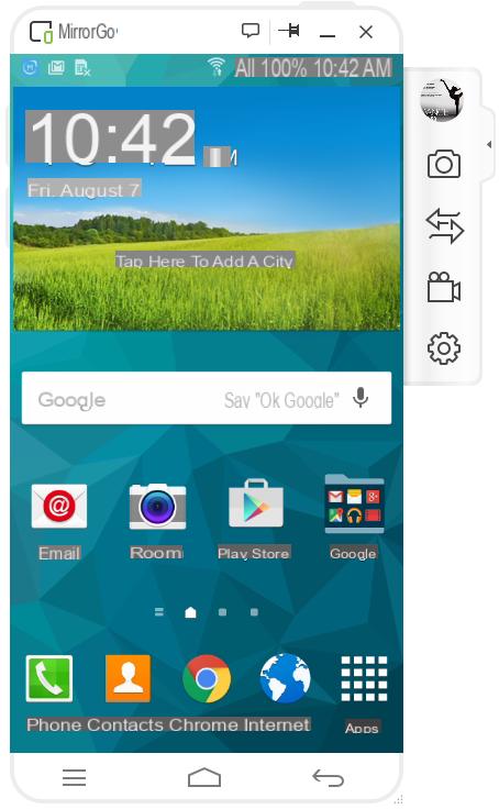 Gravar tela do Android do PC -