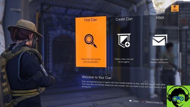 Cómo desbloquear y crear clanes en The Division 2