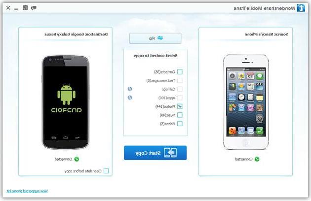 Déplacer vers l'alternative iOS pour transférer des données d'Android vers iPhone | androidbasement - Site officiel