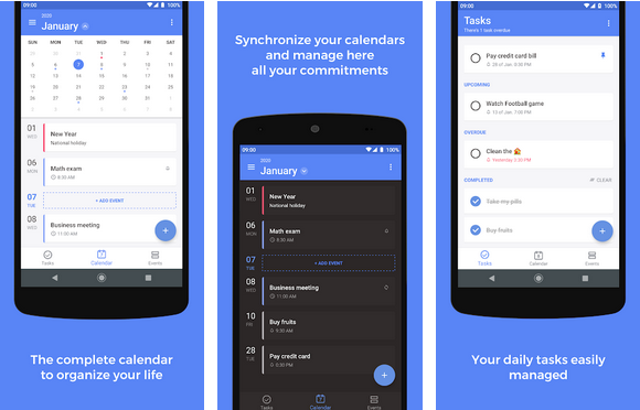 Les meilleures applications de calendrier