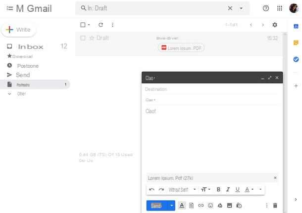 Comment envoyer un document PDF par email