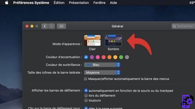 How do I activate macOS dark mode on Word?