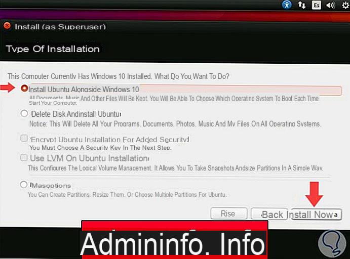 Delete the Ubuntu partition next to Windows