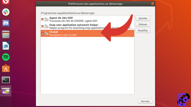 How to disable the automatic launch of software when Ubuntu starts up?