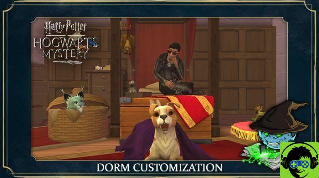 La personalización del dormitorio ahora está disponible en Hogwarts Mystery