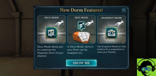 La personalización del dormitorio ahora está disponible en Hogwarts Mystery