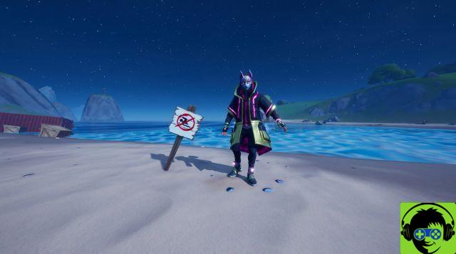 Where to swim at different no-swim signs in Fortnite Chapter 2 Season One