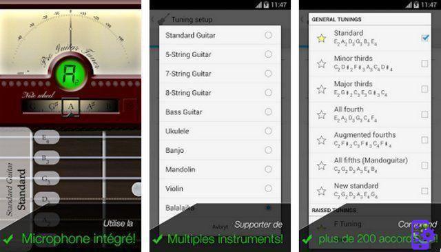 10 migliori app per accordare chitarra su Android