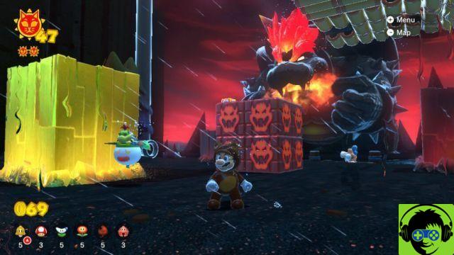 Super Mario 3D World: Bowser's Fury - How To Make All Cats Glow | 100% Guide to Riskey Whiskers Island