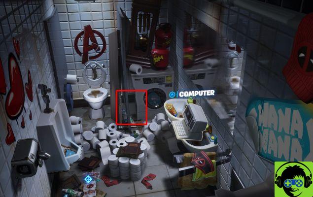 Onde encontrar a caixa de leite de Deadpool em Fortnite Capítulo 2 Temporada 2