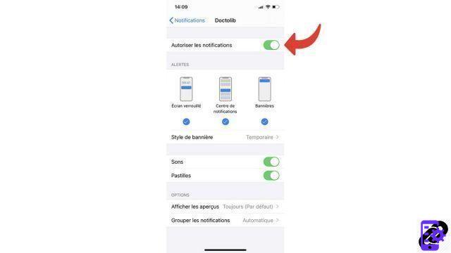 How to turn off notifications from an app on iPhone?