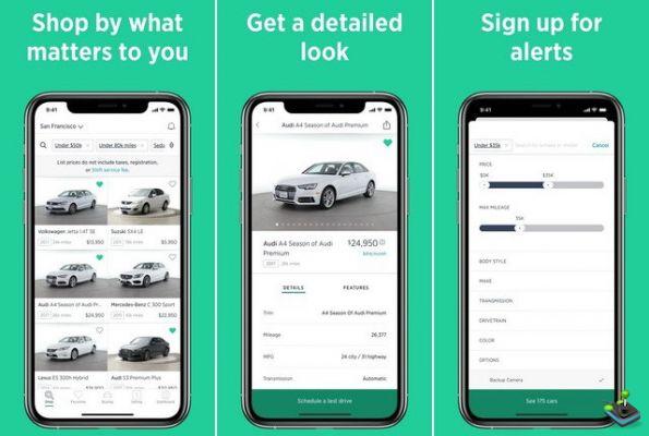 Os melhores aplicativos de compra de carros para iPhone