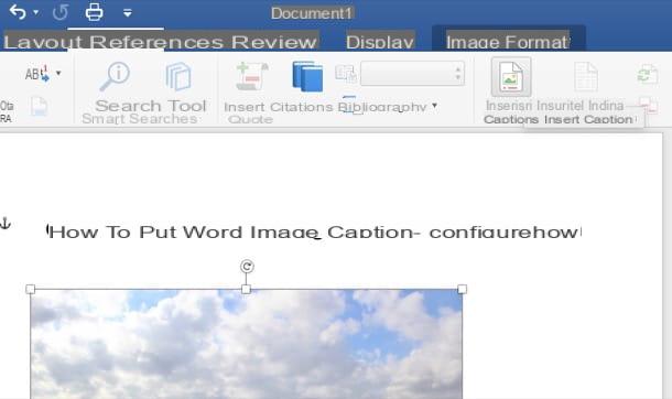 Comment mettre une légende sur les images Word