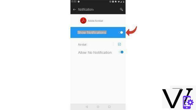 ¿Cómo desactivo las notificaciones de una aplicación en Android?