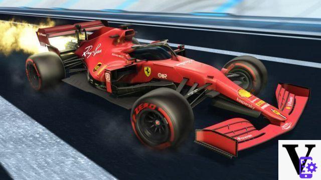 Rocket League: Formula 1 cars skid in play