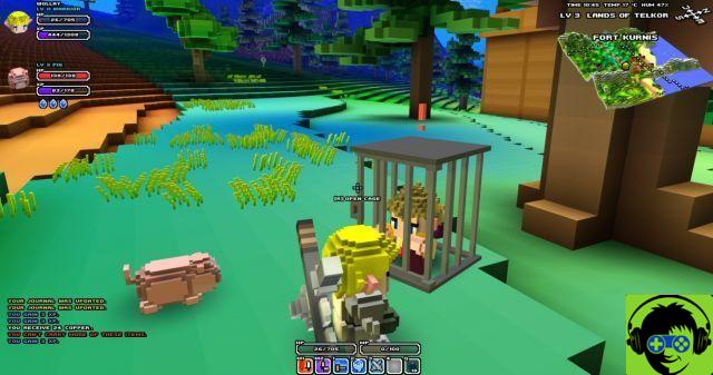 Cube world: How to tame an animal to become a pet