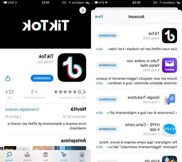 Come aggiornare TikTok