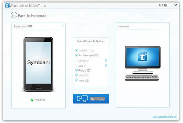 Guardar contactos, SMS y fotos de Nokia en la PC -