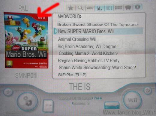 Copia de seguridad de la guía en Nintendo Wii con USB Loader GX (usb iso loader)