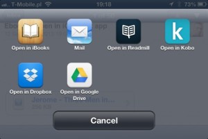 Importe ebooks para iPhone ou iPad sem iTunes