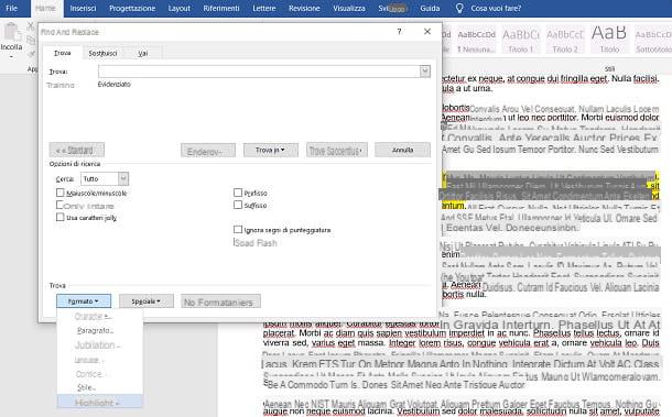 Come evidenziare in Word