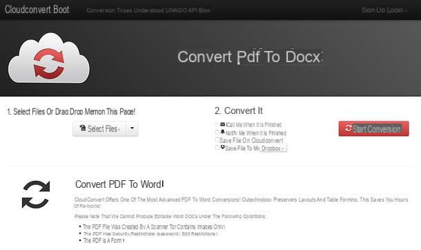 How to turn PDF to Word online