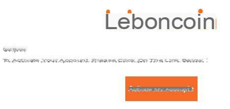 Crea o elimina una cuenta en Leboncoin