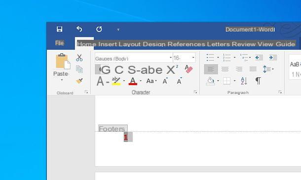 Cómo poner números de página en Word