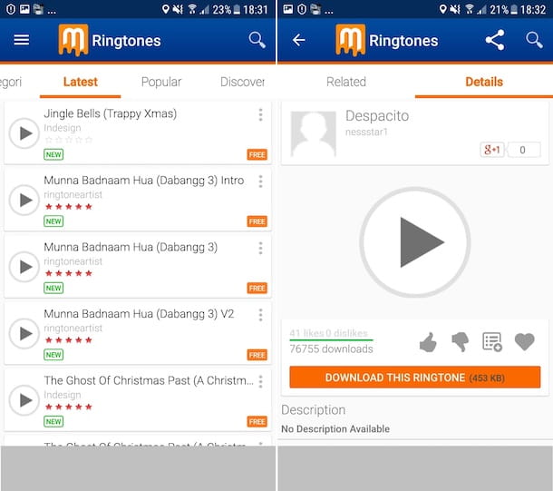 Comment mettre une chanson en sonnerie sur Android