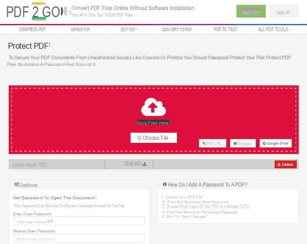 Come proteggere un file PDF