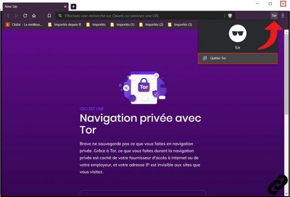 ¿Cómo activo el modo de navegación privada en Brave?