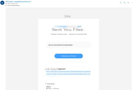 Free WeTransfer: send files via the Internet