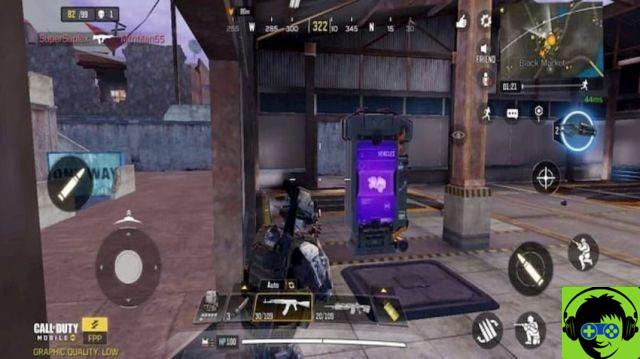 ¿Dónde están las máquinas expendedoras en COD Mobile?