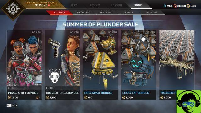 Todo lo que la venta de Summer of Plunder trae (y trae de vuelta) a Apex Legends