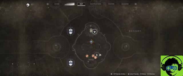 Todas las ubicaciones de Savathun's Eye en Mercury - Destiny 2