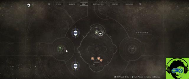 Todas las ubicaciones de Savathun's Eye en Mercury - Destiny 2