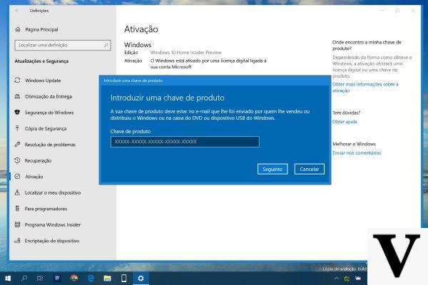 O Windows 10 pode ser ativado com o serial do Windows antigo