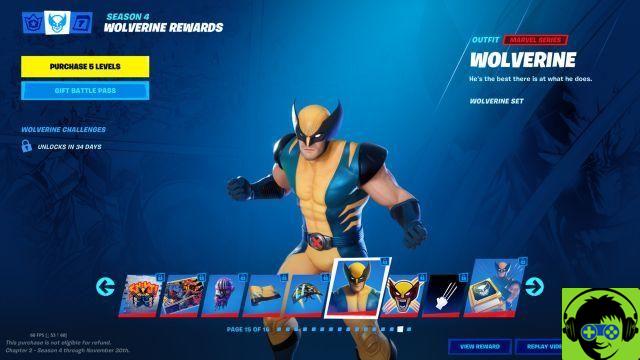 Fortnite - Cómo conseguir a Wolverine - Guía de todos los desafíos